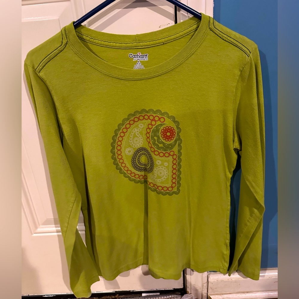 Long Sleeve Carhartt T- Shirt; Size- Small